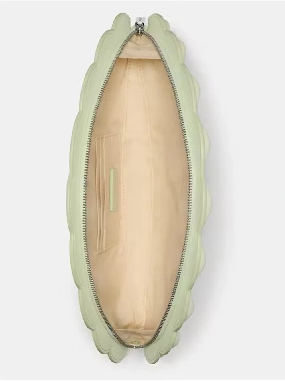 Kate Spade New York Lotus Fan Clutch Bag Lime Frosting Green